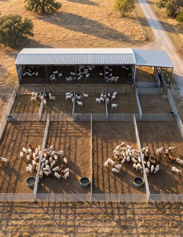 Aerial view of the finished G03 yard